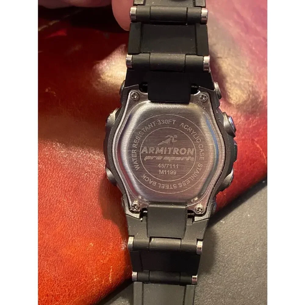 36mm Armitron ProSports Watch, WR 100M, 45/7111,